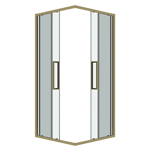 Душевой уголок GROSSMAN Cosmo 300.K33.02.9090.32.00 (90x90x195) квадрат,раздвижн,золото сатин,стекло прозрачн Душевой уголок GROSSMAN Cosmo 300.K33.02.9090.32.00 (90x90x195) квадрат,раздвижн,золото сатин,стекло прозрачн