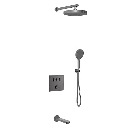 Душевая система Vincea Inspire VSFW-431I2GM встраиваемая, вороненая сталь Душевая система Vincea Inspire VSFW-431I2GM встраиваемая, вороненая сталь