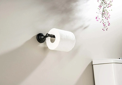 Держатель туалетной бумаги Aquatek КЛАССИК AQ4508MB черный матовый Держатель туалетной бумаги Aquatek КЛАССИК AQ4508MB черный матовый