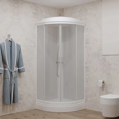 Душевая кабина DIWO Новгород 80х80 низкий поддон 571177 Душевая кабина DIWO Новгород 80х80 низкий поддон 571177