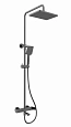 Душевая система Kaiser Cube вороненая сталь 01582-15 Душевая система Kaiser Cube вороненая сталь 01582-15