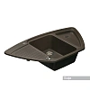 Кухонная мойка Aquaton Лория 1A715032LR280 из литого мрамора, угловая, кофе Кухонная мойка Aquaton Лория 1A715032LR280 из литого мрамора, угловая, кофе