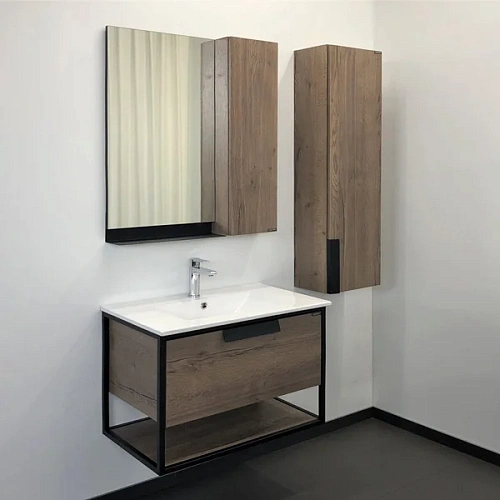 Тумба с раковиной Comforty Бонн-75 00-00006487 дуб темный раковина Comforty 75E Тумба с раковиной Comforty Бонн-75 00-00006487 дуб темный раковина Comforty 75E