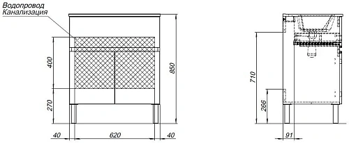 Тумба под раковину Aquanet Алвита New 70 1 ящик, 2 дверцы, дуб веллингтон белый 00303902 Тумба под раковину Aquanet Алвита New 70 1 ящик, 2 дверцы, дуб веллингтон белый 00303902