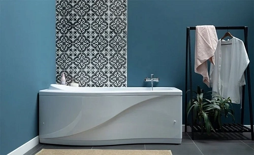 Акриловая ванна Aquanet Borneo 170x75/90 L (с каркасом) 00205286 Акриловая ванна Aquanet Borneo 170x75/90 L (с каркасом) 00205286