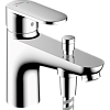 Картинка анонса товара «смеситель для ванны hansgrohe monotrou, 2 уровня расхода воды vernis blend 71446000, хром»