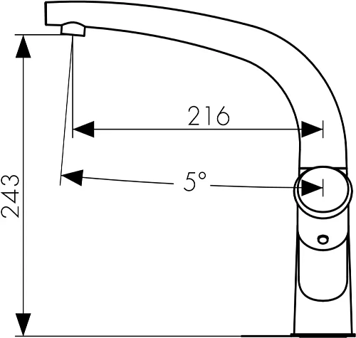 Смеситель для кухни Kaiser Calla 71044 Смеситель для кухни Kaiser Calla 71044