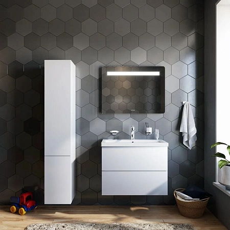 Шкаф-пенал AM.PM Gem M90CHL0306WG подвесной, левый, 30 см, push-to-open, белый Шкаф-пенал AM.PM Gem M90CHL0306WG подвесной, левый, 30 см, push-to-open, белый