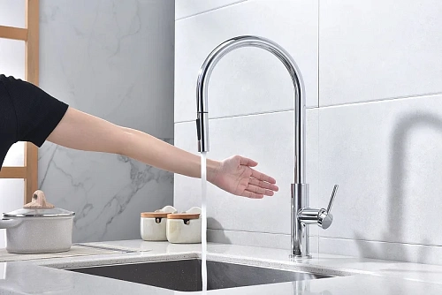 Смеситель для кухни Paulmark Senso хром Se215180-CR Смеситель для кухни Paulmark Senso хром Se215180-CR