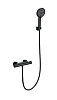 Смеситель для душа Wonzon &amp; Woghand с термостатом, черный матовый (WW-B2003-A-MB)