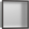 Картинка анонса товара «настенный короб hansgrohe xtrastoris individual, с дизайнерской рамой, 30х30х10 см 56097340, шлифова»