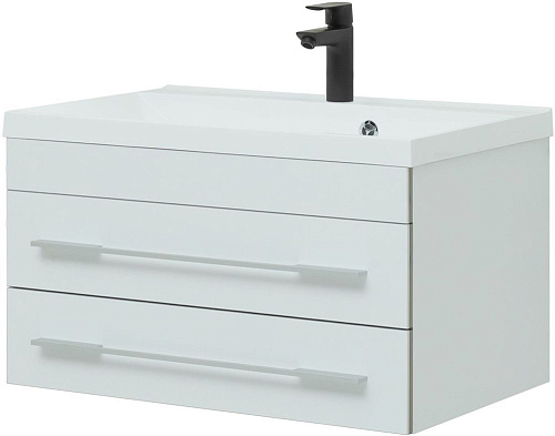 Тумба под раковину Aquanet Верона 75 белый (подвесная 2 ящика) 00176669 Тумба под раковину Aquanet Верона 75 белый (подвесная 2 ящика) 00176669
