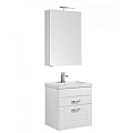 Комплект мебели Aquanet Рондо 60 белый (2 ящика, зеркало камерино) 00195699 Комплект мебели Aquanet Рондо 60 белый (2 ящика, зеркало камерино) 00195699