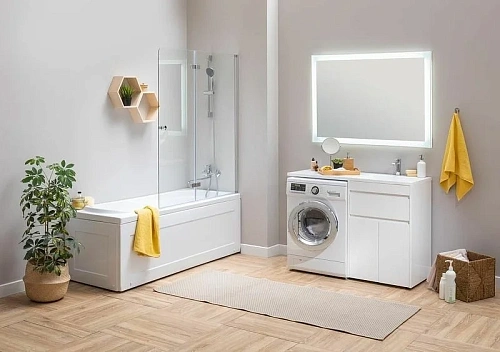 Тумба с раковиной Aquanet Токио 130 R белый (напольная, 1 ящик, 2 дверцы) 00239216 Тумба с раковиной Aquanet Токио 130 R белый (напольная, 1 ящик, 2 дверцы) 00239216