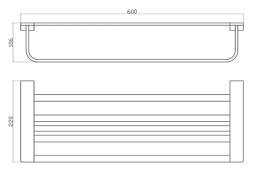 Полотенцедержатель Wonzon & Woghand темный графит (WW-9181-GM) Полотенцедержатель Wonzon & Woghand темный графит (WW-9181-GM)