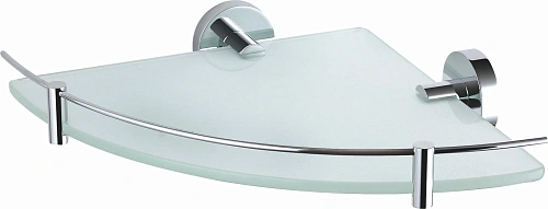 Полка Wonzon & Woghand стеклянная, угловая, хром (WW-8117) Полка Wonzon & Woghand стеклянная, угловая, хром (WW-8117)