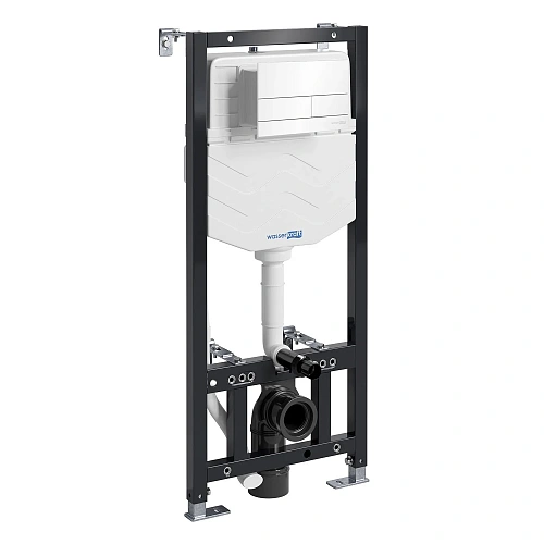 Инсталляция для унитаза WasserKRAFT Aller 10TLT.010.ME.WH04 с клавишей смыва белый Инсталляция для унитаза WasserKRAFT Aller 10TLT.010.ME.WH04 с клавишей смыва белый