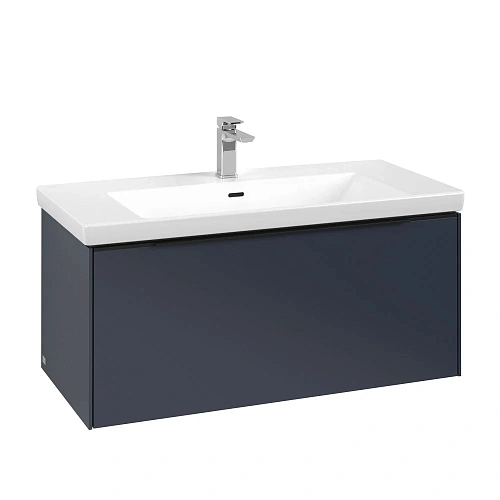 Тумба под раковину Villeroy & Boch Subway 3.0 Marine Blue / Marine Blue C56901VQ Тумба под раковину Villeroy & Boch Subway 3.0 Marine Blue / Marine Blue C56901VQ