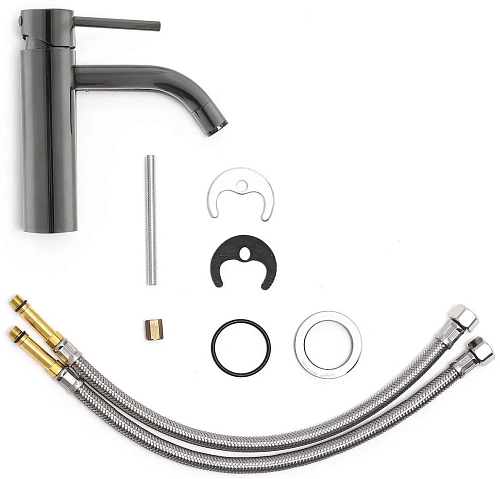 Смеситель для раковины Paffoni Light LIG071NKN никель Смеситель для раковины Paffoni Light LIG071NKN никель