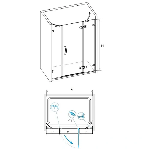 Душевая дверь RGW Safari SA-01 02030116-11 Душевая дверь RGW Safari SA-01 02030116-11