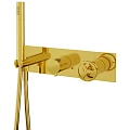 Смеситель для душа Remer Chrono CH97D3DO, золото глянцевое Смеситель для душа Remer Chrono CH97D3DO, золото глянцевое
