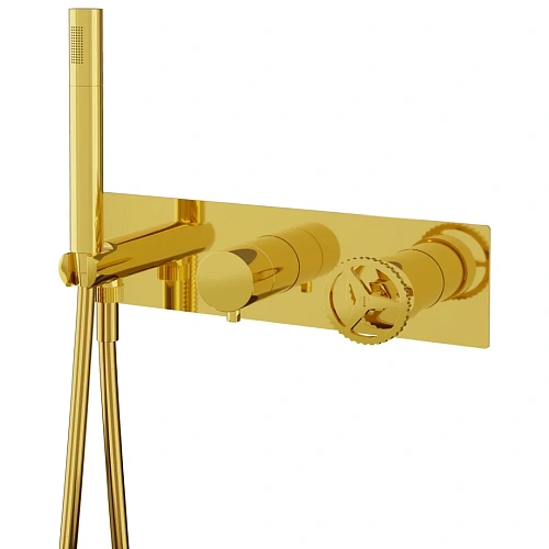 Смеситель для душа Remer Chrono CH97D3DO, золото глянцевое Смеситель для душа Remer Chrono CH97D3DO, золото глянцевое