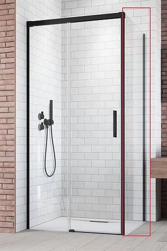 Боковая стенка Radaway Idea Black S1 100 Right черный/прозрачное 1000x2000 387052-54-01R Боковая стенка Radaway Idea Black S1 100 Right черный/прозрачное 1000x2000 387052-54-01R