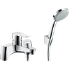 Картинка анонса товара «смеситель для ванны hansgrohe metris с душем 31422000»
