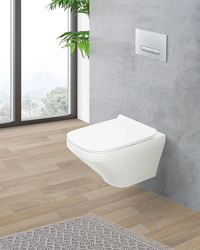 Унитаз подвесной BelBagno SELA BB3201CHR без сиденья Унитаз подвесной BelBagno SELA BB3201CHR без сиденья