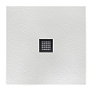Картинка анонса товара «душевой поддон belbagno uno tray-mr-uno-a-90-35-w-no из искусственного мрамора с сифоном»