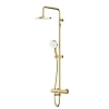 Душевая система AM.PM X-Joy F0785A599 с термостатом, верхний душ 220мм, золото Душевая система AM.PM X-Joy F0785A599 с термостатом, верхний душ 220мм, золото