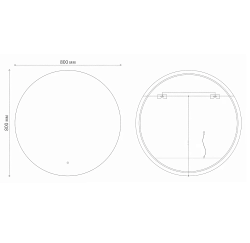 Зеркало GROSSMAN COSMO-промо (800x800x45) LED с сенсорным выключателем 1980801 Зеркало GROSSMAN COSMO-промо (800x800x45) LED с сенсорным выключателем 1980801