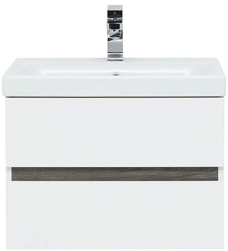 Комплект мебели Aquanet Беркли 60 белый/дуб рошелье (зеркало дуб рошелье) 00258906 Комплект мебели Aquanet Беркли 60 белый/дуб рошелье (зеркало дуб рошелье) 00258906