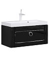 Тумба под раковину AQWELLA Infinity 80см Inf.01.08/001/BLK подвесная, черная Тумба под раковину AQWELLA Infinity 80см Inf.01.08/001/BLK подвесная, черная
