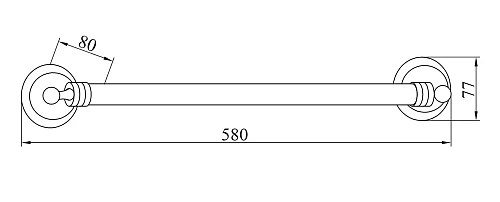 Полотенцедержатель Boheme Hermitage 10381 Полотенцедержатель Boheme Hermitage 10381