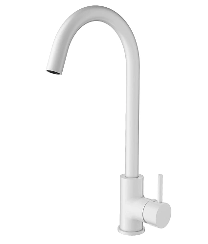 Смеситель для кухни Wonzon & Woghand белый матовый (WW-A21102-MW) Смеситель для кухни Wonzon & Woghand белый матовый (WW-A21102-MW)