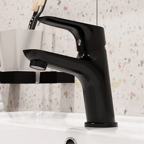 Смеситель для раковины STWORKI Малвик by Damixa Малвик HFMA21300 черный матовый 573309 Смеситель для раковины STWORKI Малвик by Damixa Малвик HFMA21300 черный матовый 573309