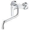 Смеситель для кухни GROHE Eurosmart 2021, настенный монтаж, вынос излива 277 мм, хром (32224003) Смеситель для кухни GROHE Eurosmart 2021, настенный монтаж, вынос излива 277 мм, хром (32224003)