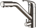 Смеситель для кухни Paulmark HESSEN на две воды,никель, He213017-NI Смеситель для кухни Paulmark HESSEN на две воды,никель, He213017-NI