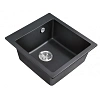Кухонная мойка Milacio Murcia 46 Cuarzo (MC.77031), черный матовый Кухонная мойка Milacio Murcia 46 Cuarzo (MC.77031), черный матовый