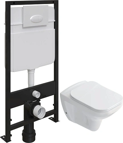 Комплект Унитаз подвесной STWORKI Дублин SETK3504-0605 с микролифтом + Система инсталляции для унита 559923 Комплект Унитаз подвесной STWORKI Дублин SETK3504-0605 с микролифтом + Система инсталляции для унита 559923