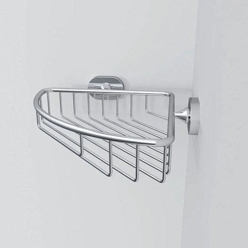 Полка AM.PM Sense L A7434800 угловая, хром Полка AM.PM Sense L A7434800 угловая, хром