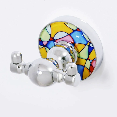 Крючок WasserKRAFT Diemel K-2223D двойной хром Крючок WasserKRAFT Diemel K-2223D двойной хром