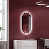 Зеркало Sancos Oval OV55F 550х1050 фронтальная подсветка с сенсорным управлением Зеркало Sancos Oval OV55F 550х1050 фронтальная подсветка с сенсорным управлением