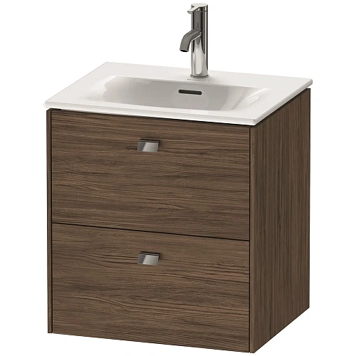 Тумба под раковину Duravit Brioso BR430901021 подвесная 52 см Орех темный Тумба под раковину Duravit Brioso BR430901021 подвесная 52 см Орех темный
