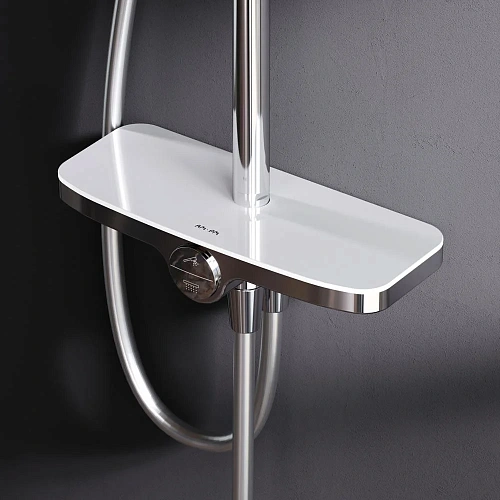 Душевая система AM.PM Like F0780200 верхний душ 250мм, штанга 1030-1460 мм Душевая система AM.PM Like F0780200 верхний душ 250мм, штанга 1030-1460 мм