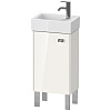 Картинка анонса товара «тумба под раковину duravit brioso br4429l1022 напольная 36 см белый глянцевый»