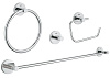Картинка анонса товара «комплект аксессуаров grohe essentials master 4-в-1 (40823001)»