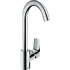 Смеситель для кухни Hansgrohe Logis M31 260, Eco, 1jet 71861000, хром