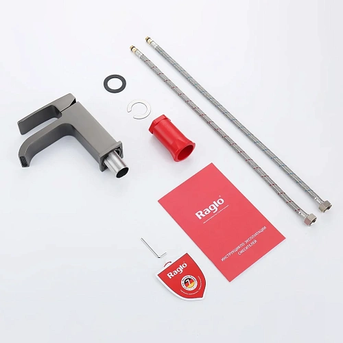 Смеситель для раковины Raglo R02.10.09, графит Смеситель для раковины Raglo R02.10.09, графит
